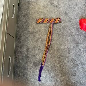 Multicolor kashmire tassel belt